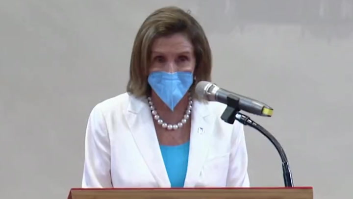 Nancy Pelosi sends 'unequivocal message' that 'America stands with Taiwan'