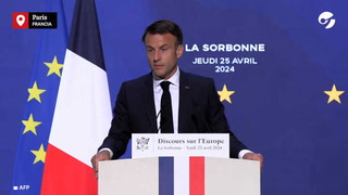 “Nuestra Europa puede morir”: dura advertencia de Macron en la Universidad de la Sorbonne