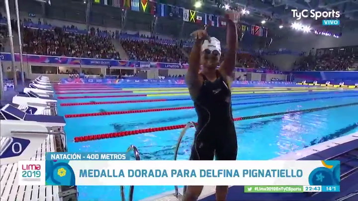 ¿Delfina Pigniatiello le dedicó la medalla dorada a Francisco Farabello? - Fuente: TyC Sports 