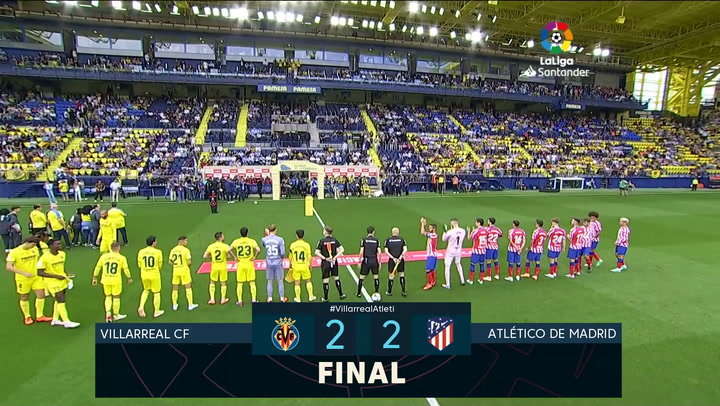 LaLiga (J38): Resumen y goles del Villarreal 2-2 Atlético de Madrid