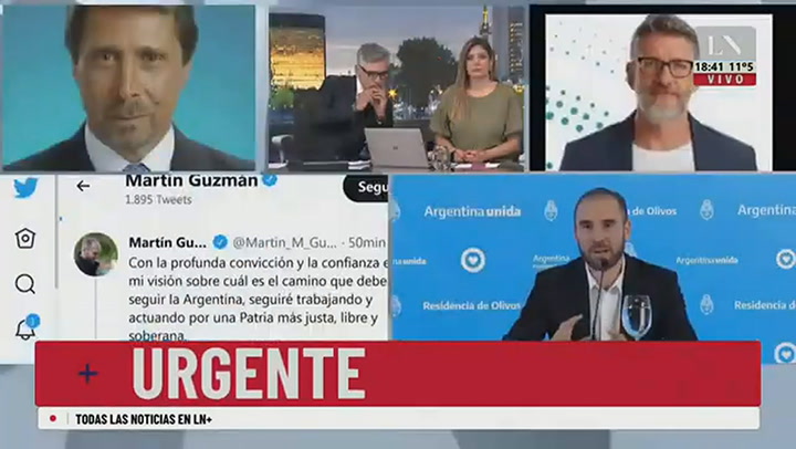 Renunció Martin Guzmán: Alberto F. reunido con colaboradores en Olivos