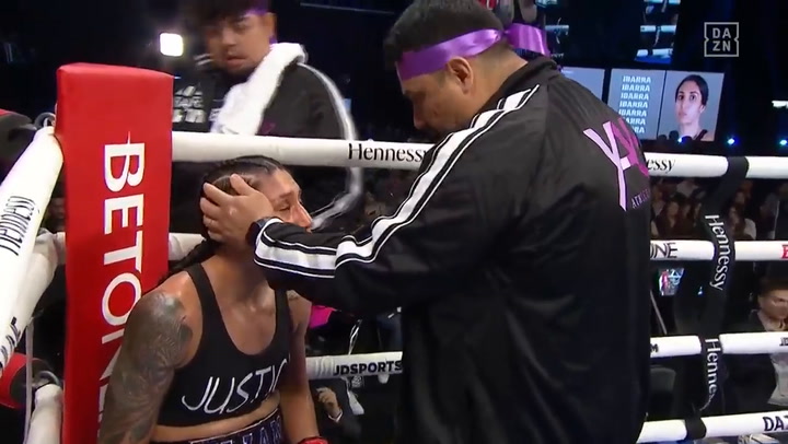 La boxeadora mexicana Alma Ibarra suplicó a su entrenador terminar un combate para salvar su vida
