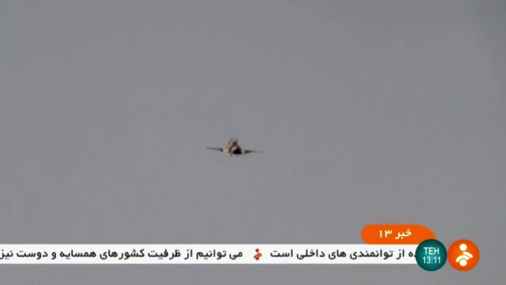 Así es el primer avión de combate 100% iraní - Fuente: AFP