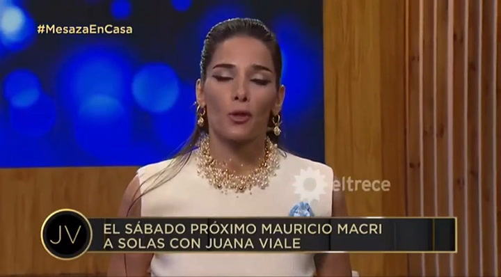 Juana Viale anunció que tendrá de invitado en su programa a Mauricio Macri