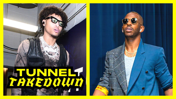 Kelly Oubre Channels His Rockstar Energy while Chris Paul’s Fit Flops | Tunnel Takedown