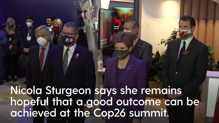 Cop26: Sturgeon remains 'hopeful' about agreement as country triples climate justice fund