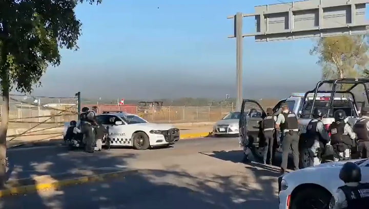 Los disparos en el Aeropuerto Internacional de Culiacán