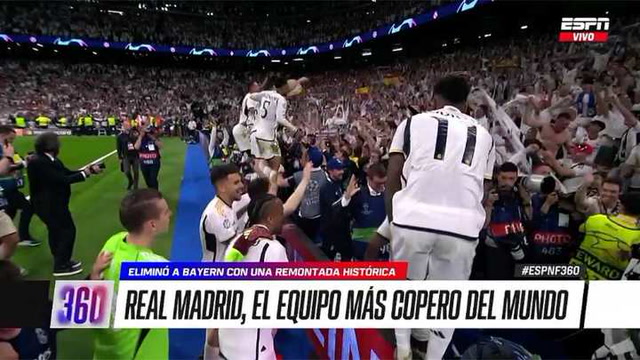 Los jugadores del Real Madrid festejaron en las gradas junto a los hinchas