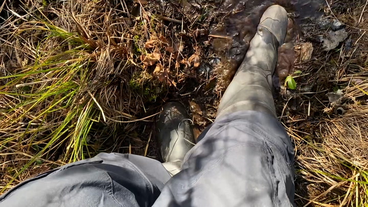 HUNTER GETS TRAPPED IN MUD HOLE FOR HOURS IN N.S. WILDERNESS
