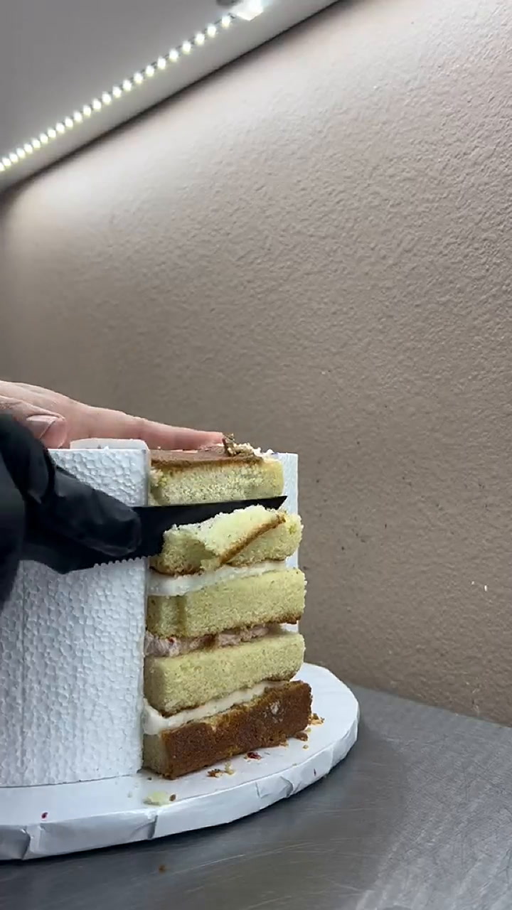 La chef repostera evidenció cómo solo se trata de un adorno y no de una torta real