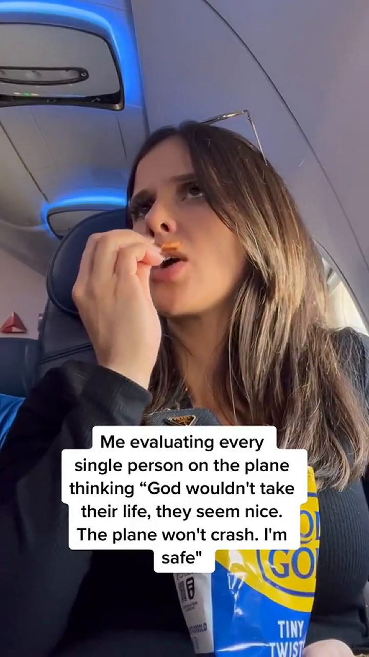 Una pasajera compartió lo que hace para calmar sus nervios antes de un vuelo
