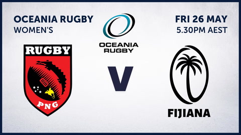 26 May - Oceania Rugby Sevens Challenge - Day 1 - PNG v Fiji