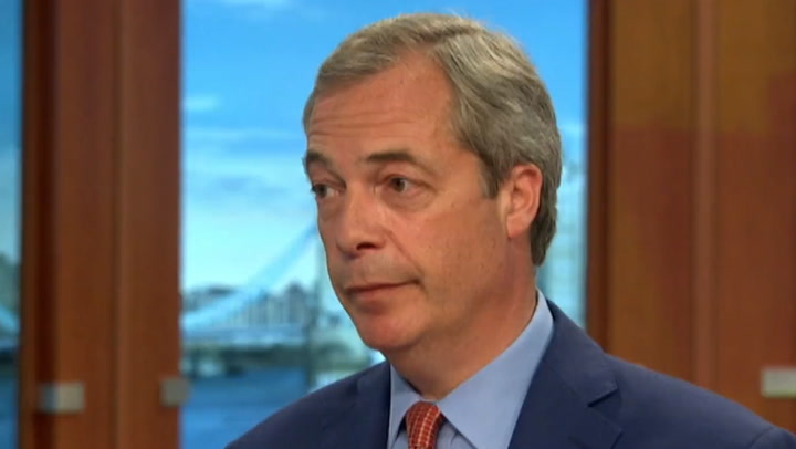 GMB compares what Nigel Farage said about Brexit on I’m a Celeb to interview after vote