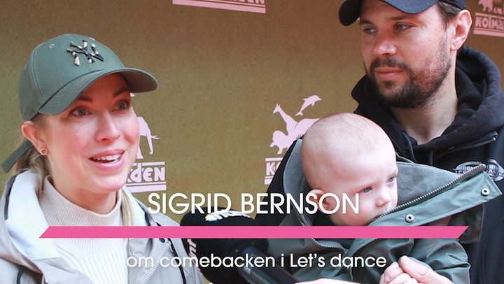 Sigrid Bernson om comebacken i Let's dance: ”Jag saknar att dansa”
