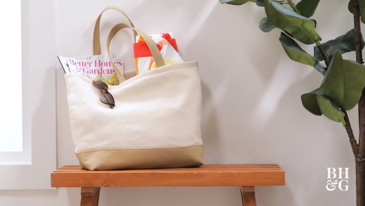 How To Make An Easy Vinyl Tote Bag - In Only 5 Steps! 