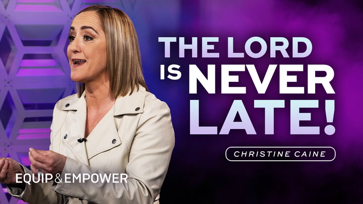 The Lord Is Never Late!