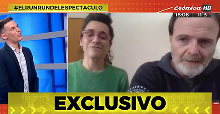 Luis Machín desmotró su enojo en vivo por la larga espera para una entrevista - Fuente: Crónica TV