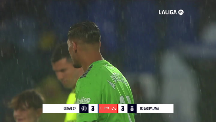 Getafe 3-3 Las Palmas: resumen y goles | LaLiga EA Sports (J27)