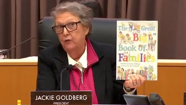 School board president calls 'BS' on anti-LGBT book ban protest