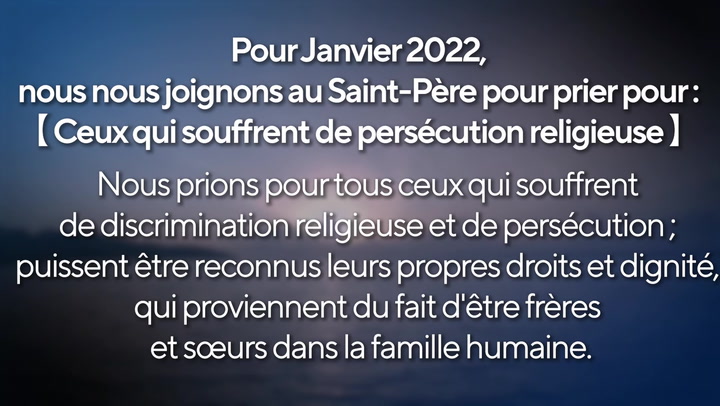 Janvier 2022 - Ceux qui souffrent de persécution religieuse