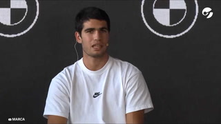 Carlos Alcaraz: "El tenis evoluciona, hay que ir mejorando día a día".