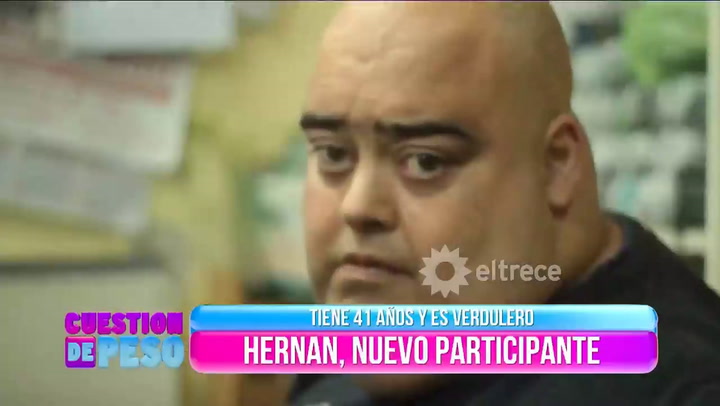 Hernán Terranova en Cuestión en peso