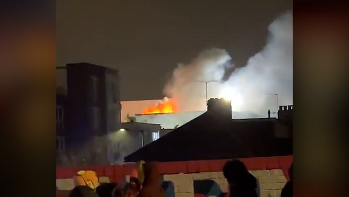 Fire rages at Wembley flats as 20 engines called to tackle blaze