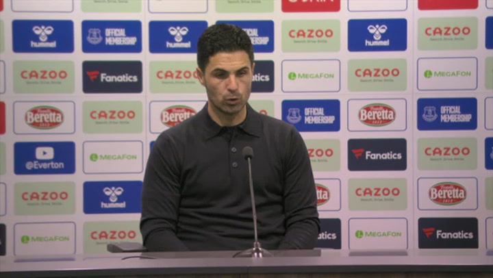 Arteta says he’s very disappointed in ‘inconsistent’ Arsenal after Everton loss