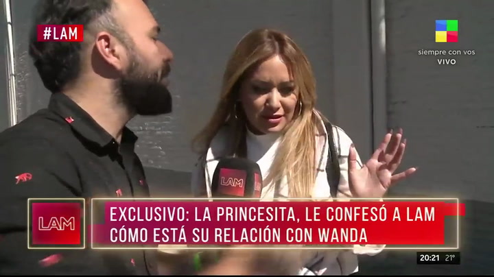 Karina La Princesita habló de la supuesta tensión entre Wanda Nara y Natalia Oreiro
