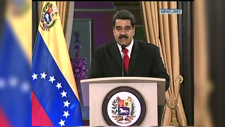 Maduro responsabiliza a presidente colombiano por “atentado” - Fuente: AFP