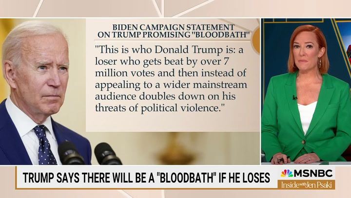 Biden Communications Director Tyler: Trump's Bloodbath Comments  Endorsement of Political Violence'