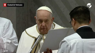 El Papa Francisco ofrece la Santa Misa Crismal del Jueves Santo