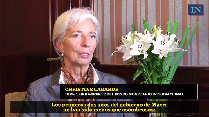 Christine Lagarde, sobre la política económica de Macri en sus primeros dos años