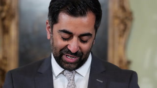 Watch: Humza Yousaf fights back tears as he resigns as SNP leader
