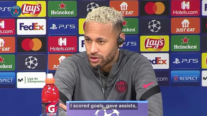 Neymar on his shape and PSG ambitions ahead of Real Madrid clash