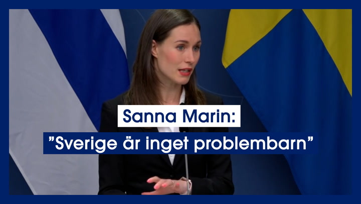 Sanna Marin: ”Sverige är inget problembarn”