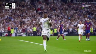 Vinicius le da empate a Real Madrid ante Barcelona en el clásico español