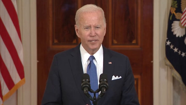 Biden says Roe v Wade decision ‘sad day’ for country 