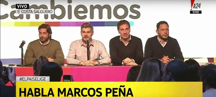 Marcos Peña: 'Ha sido una muy buena elección del cambio'