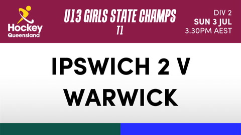 Ipswich 2 v Warwick Hockey Association
