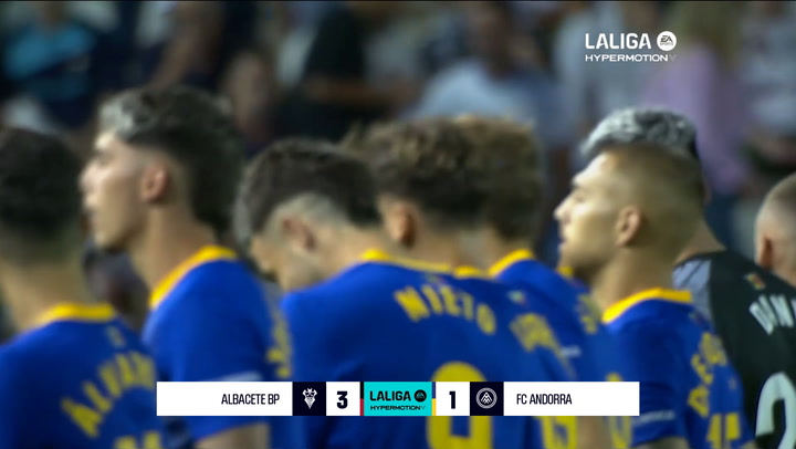 Albacete 3-1 Andorra: resumen y goles | LaLiga Hypermotion (J8)