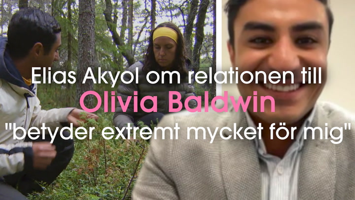Elias om nära relationen till Olivia Baldwin "hon betyder extremt mycket för mig"
