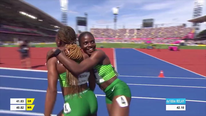 Nigeria win gold at Commonwealth Games for 4x100m women's relay