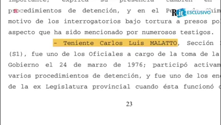 Encontraron en Italia al exmilitar argentino Carlos Luis Malatto