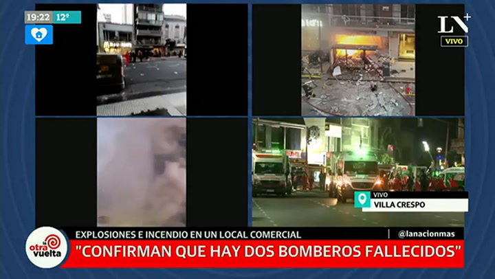 Incendio en Villa Crespo: 'La segunda explosión nos tomó por sorpresa', dice el titular del SAME