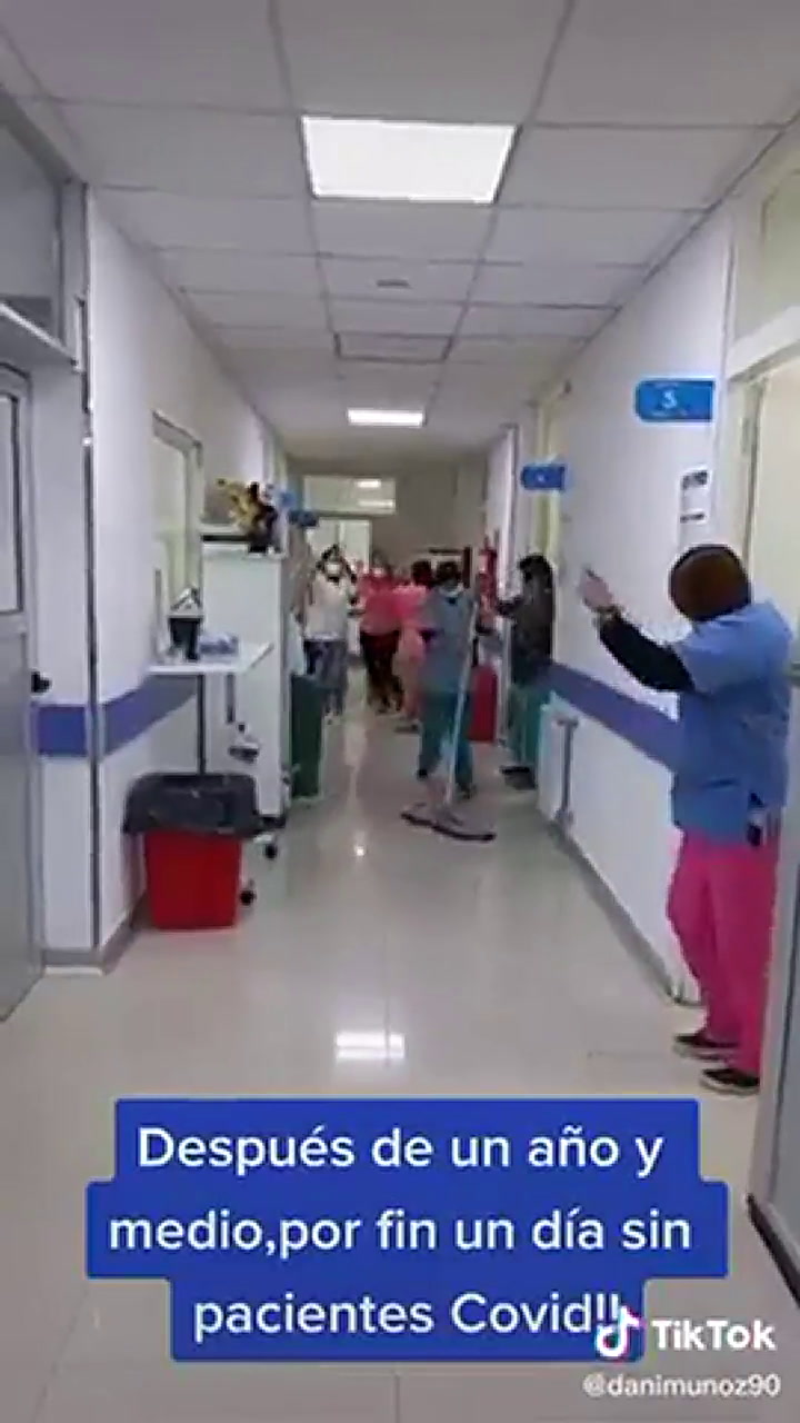 El hospital de Mar de Ajó sin pacientes con COVID en más de un año y así lo festejaron