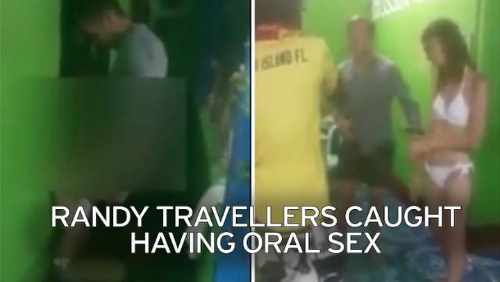 Randy Traveller Performs Public Sex Act On Irishman Just Feet From