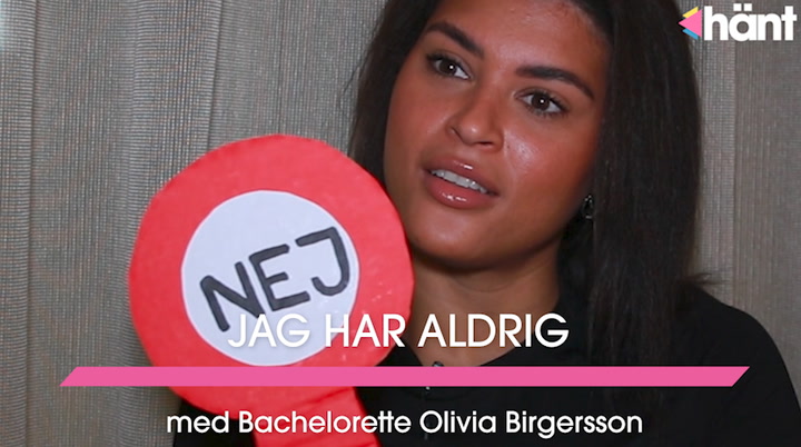 Jag har aldrig med Bachelorette Olivia Birgersson