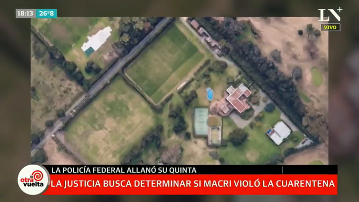 Allanaron la quinta de Mauricio Macri por posible violación de la cuarentena