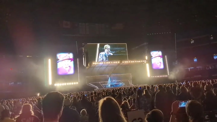Sir Elton John shares emotional tribute to Queen Elizabeth II during Toronto concert